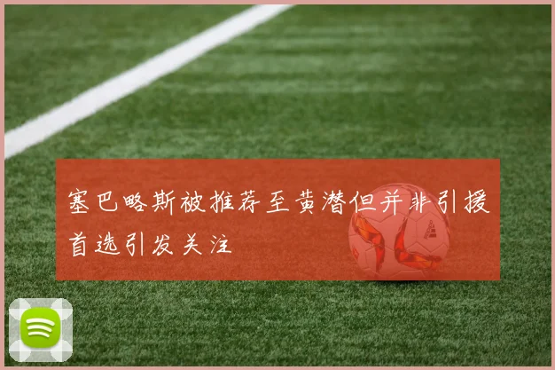 塞巴略斯被推荐至黄潜但并非引援首选引发关注